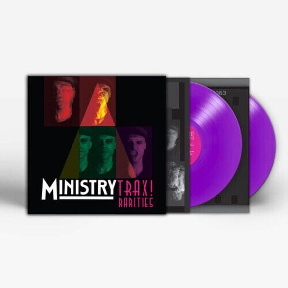 Ministry Trax! Rarities 2-LP ~ Ltd Ed Colored Vinyl (Purple) ~ New/Sealed! - Picture 2 of 5